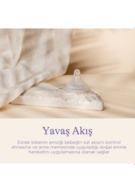Resim Lansinoh Natural Wave Biberon Emziği Yavaş Akışlı 2'Li 