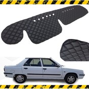 Resim Point Renault 9 Spring Göğüs Halısı Siyah Suni Deri 