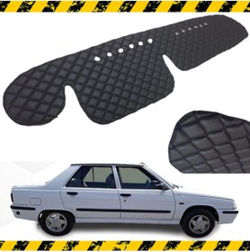 Resim Point Renault 9 Spring Göğüs Halısı Siyah Suni Deri 