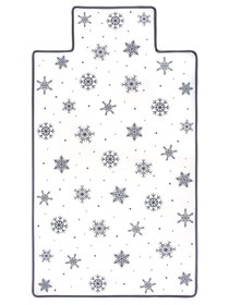 Resim Sevi Bebe Alt Açma Minderi - Beyaz - Kar Desen / Standart 