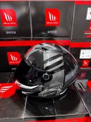 Resim MT Helmets Stinger 2 kask (şeffaf vizörlü) 