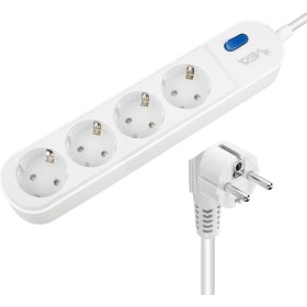 Resim VEA VE-VEGA104 A CLASS 4LÜ ANAHTARLI 1.5 METRE AKIM KORUMALI GRUP PRİZ (MADE IN MALAYSIA) 