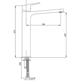 Resim Eca Tiera 102188002 Yüksek Tip Lavabo Bataryası 