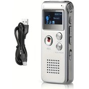 Resim Fochsia Silvery 8gb Dijital Ses Kaydedici Mp3 Çalar Şarj Edilebilir Lityum Polimer Pil 6 Kayıt Modu Sesle Uyandırma 650 Saate Kadar Kayıt 