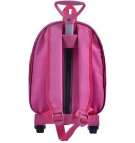 Resim Çekçekli Elsa Kabartmalı Anasınıfı Çantası - Pembe Kreş Çantası + N11.34678 