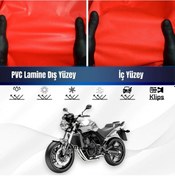 Resim Honda Cbr 1000 F Motosiklet Brandası Su Geçirmez Branda Kırmızı Branda Motor Branda Xxl 