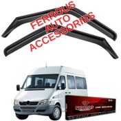 Resim Mercedes Sprinter W901 Fitil Üstü Ferrous Cam Rüzgarlığı 2li 1995 2006 