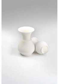 Resim Kandil Vazo 25 Cm - Seramik Bisküvi Boyanabilir Obje Ham Ürün 