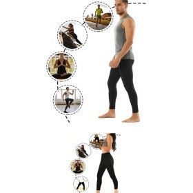 Resim LTG Nova Termal Sauna Erkek Unisex Atlet ( Xxxl ) Neotex Terletme Atleti 