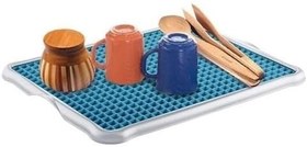 Resim Pratik Lavabo Tezgah Üstü Bulaşık Kurutmalığı Süzmatik 22x40 cm 