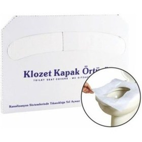 Resim Klozet Kapak Örtüsü + Palex Klozet Kapak Örtü Dispenseri Beyaz 2. 