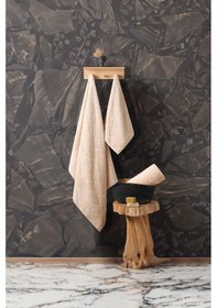 Resim Varol Voli Micro Cotton Banyo Havlusu 70x140cm Bej-70x140cm Bej 