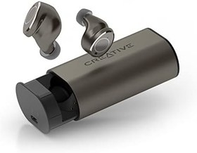 Resim Creative Outlier Pro True Wireless Sweatproof Kulak İçi Kulaklık, Hibrit Aktif Gürültü Engelleme, Ortam Modu, 6X Mikrofon, Kablosuz Şarj, 60 Saat Pil Ömrü/Şarj başına 15 Saat 