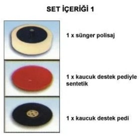 Resim Flamex Nikon N 33997 Polisaj Seti 150 mm 8 Parça 