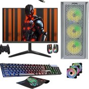 Resim Cachex RX80M Ryzen 5 3600 16GB DDR4 512GB SSD RX 580 8GB 256 BİT 27" Oyuncu Masaüstü Bilgisayar 