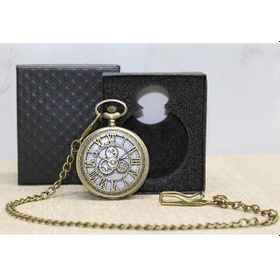 Resim Özel Kutulu Antik Köstekli Saat Alk4666 