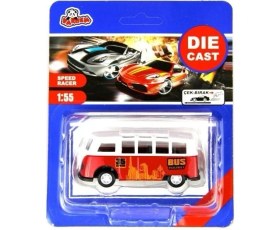 Resim Vardem Oyuncak VR1436 Kartela Metal Otobüs 1:55 