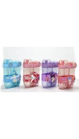 Resim EkoAlışverişDünyam My Melody Çift Bölmeli Pipetli Suluk 