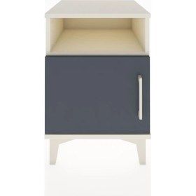 Resim Hyperion Komodin Tek Raflı Tek Kapaklı 44X44X64 Aytaşı-Antrasit 