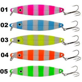 Resim Captain 6150 Zebra Glow Kaşık 9Cm 26Gr 