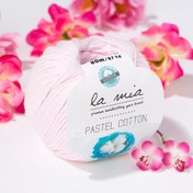 Resim La Mia Pastel Cotton Pembe El Örgü İpi - L057 - 33616 