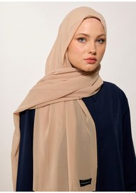 Resim Mayovera Eşarp-şifonlu Şal-bej Bej 