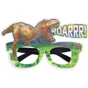 Resim Sones 3 Adet Dinozor Komik Gözlük Doğum Günü Partisi Dekorasyonu Fotoğraf Aksesuarları Bir Model 3+ 