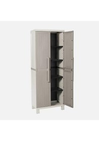 Resim Evinizin Atölyesi 2 Kapılı Plastik Dolap, Mutfak Dolabı, 65x37x17 Krem 