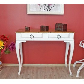 Resim Masifart Karen 120 Cm Çekmeceli Dresuar Çam Tablalı Makyaj Masası Çam 