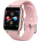 Resim Ever Watch EW-511 Android/IOS Smart Vücut Isı Göstegeli Pembe Akıllı Saat Everest