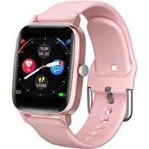 Resim Ever Watch EW-511 Android/IOS Smart Vücut Isı Göstegeli Pembe Akıllı Saat 