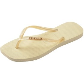 Resim Havaianas Square Logo Metallıc Kadın Parmak Arası Terlik 4148257 4148257 9256 Krema 