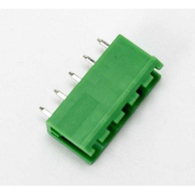 Resim 5 Pin Geçmeli Klemens 180' Erkek 5.08mm Yeşil 