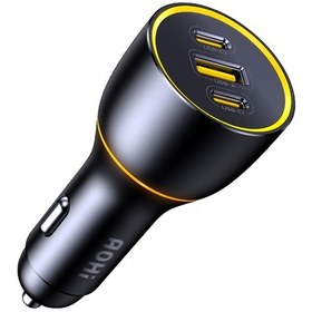 Resim Superauto Araç İçi Şarjı, 3 Portlu Pd 170w Type-c To Type-c, Usb, Hızlı Şarj Çakmaklık Adaptörü, Siyah 