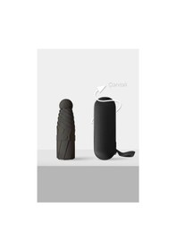 Resim Eleven Markets Mini Cep Boy Lüx Şemsiye Uv Korumalı Siyah Mini Şemsiye Siyah 
