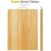 Resim PERİBOİA Metal Saplı Bambu Kesim Panosu 