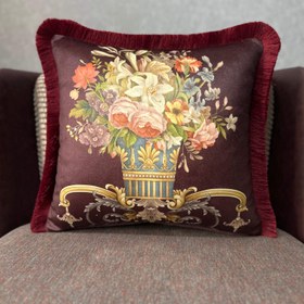 Resim CLASSIC-9399 - 50x50 (KARE) İçi Dolgulu Püsküllü 