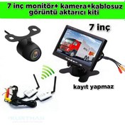 Resim 7 İnç Monitör+kamera+wifi Set 12v Kayıt Yapmaz 