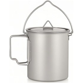 Resim Teltree Tomshoo Ta8315bh Dayanıklı Titanyum Tencere, 750ml, Kamp Ve Doğa Yürüyüşü İçin İdeal Çok Renkli 