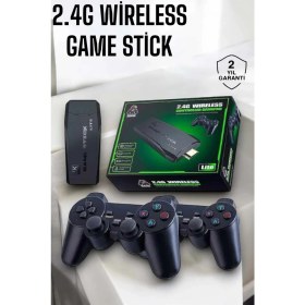 Resim LTG Nova Atari Oyun Konsolu 2000 Oyunlu Game Stick 2.4g Wireless 