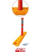Resim 12219 Ub R Delinatörlü Şerit Düzenleme Butonu 75 Cm Reflektörlü Trafik Yönlendirme Butonu 