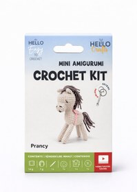 Resim Jack Ferrero Amigurumi Kiti | Sevimli At Örgü Seti | Yeni Başlayanlar İçin | Anahtarlık Seçenekli 