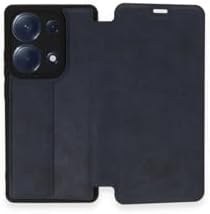Resim Zipax Xiaomi Poco İle Uyumlu M6 Pro 4G Kapaklı Kılıf Standlı Kartlıklı Azn Flip Pocom6Pro 4Glacivert 