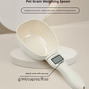 Resim 1pc Dijital Mutfak Ölçü Kaşığı Terazisi, Çıkarılabilir Kafa, Taşınabilir ve Temizlemesi Kolay, 1g'dan 800g'a Kadar Ölçüm Aralığı, Çoklu Birim Görüntüleme (g/ml/cup/oz), ABS Malzeme, Düğme Pili ile Uyumlu - Pastacılık, Kahve Tartma, Yemek Hazırlama ve Daha Fazlası için İdeal, Pili Dahil Değil 