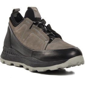 Resim Pierre Cardin 10201 Gri Hakiki Deri Erkek Sneaker 