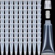 Resim 10/30/50 adet 10ml Şeffaf Plastik Dudak Parlatıcı Tüpleri - Tek Kullanımlık Boş Sıkmalı Kaplar DIY Dudak Balsamı, Kozmetik ve Cilt Bakımı için, Seyahat Dostu Dikdörtgen Tasarım, Sadece Elde Yıkama 