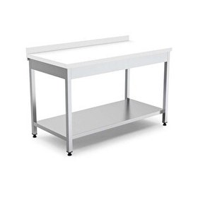 Resim Empero EMP.PTT.70140 Alt Raflı Polietilen Çalışma Tezgahı 140x70x85 CM 