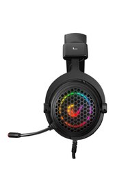 Resim Rampage Majesty Siyah Rgb Led 7.1 Surround Sound System Gaming Mikrofonlu Oyuncu Kulaklığı 