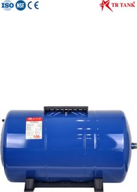 Resim Watermelon Trtank Profesyonel 100 Litre Yatay Ayaklı Nsf Membranlı Hidrofor Genleşme Tankı 
