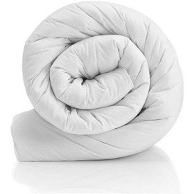 Resim Çift Kişilik Microfiber Silikon Yorgan 195X215 Cm Antibakteriyel Beyaz 